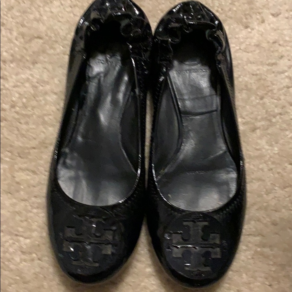 Tory Burch Black Ballet Flats size 6